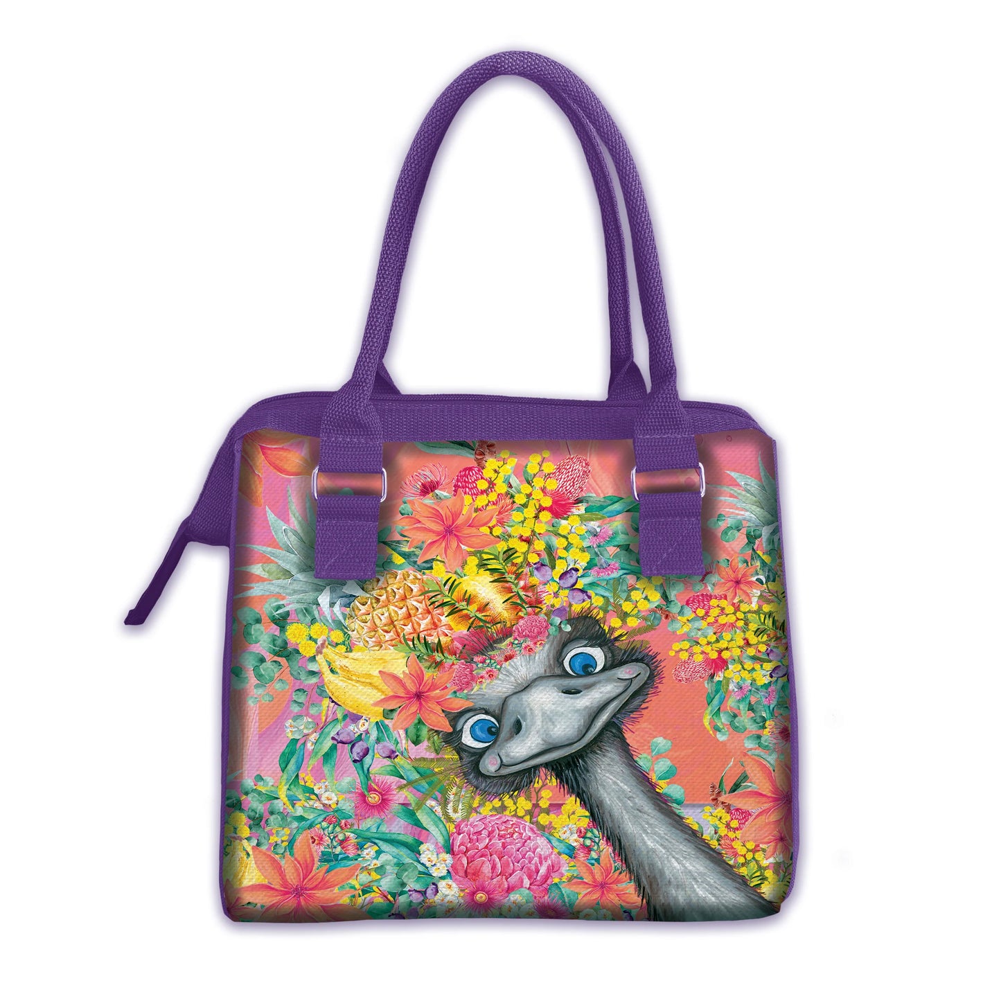Lisa Pollock Happy Emu Lunch Cooler Bag