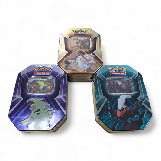 Pokémon TCG Triple Whammy Collector Tin 3 Pack Bundle